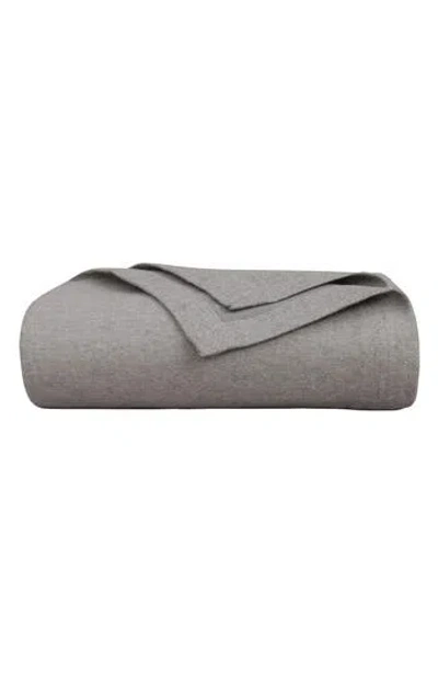 Azores Home Cotton Throw Blanket In Gray