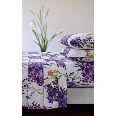 Azores Home Floral Microfiber Sheet Set