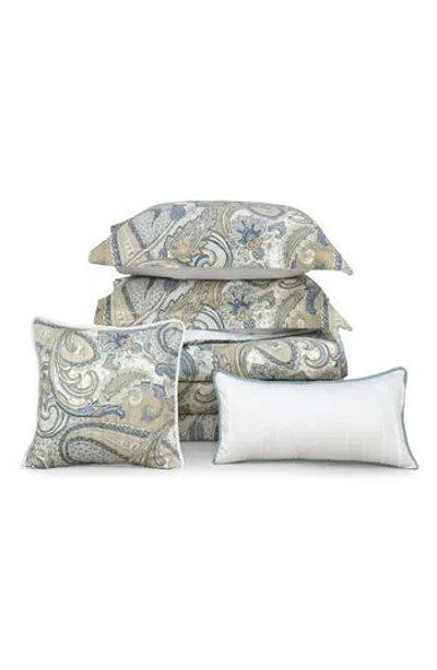 Azores Home Paisley Park Cotton Sateen Comforter & Sham Set In Sand