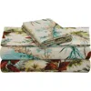 Azores Home Paradise Printed 300 Count Sheet Set In Multi