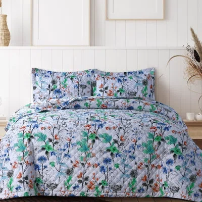 Azores Home Quilt Set In Green