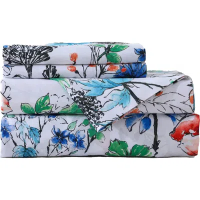 Azores Home Serena Sheet Set In Chloe Green