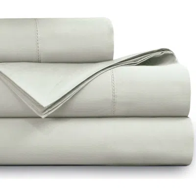 Azores Home Set Of 2 Cotton Sateen Pillowcases In Sand