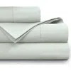 Azores Home Set Of 2 Cotton Sateen Pillowcases In White
