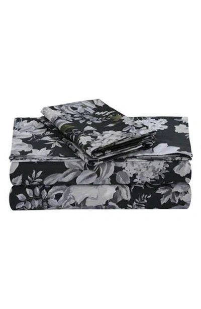 Azores Home Set Of 2 Vernazza Cotton Sateen Pillowcases In Gray