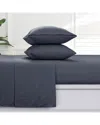 Azores Home Solid 100% Cotton Flannel Sheet Set In White