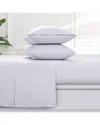 Azores Home Solid 100% Cotton Flannel Sheet Set In White