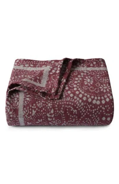 Azores Home Yarn Dyed Organic Cotton Throw Blanket