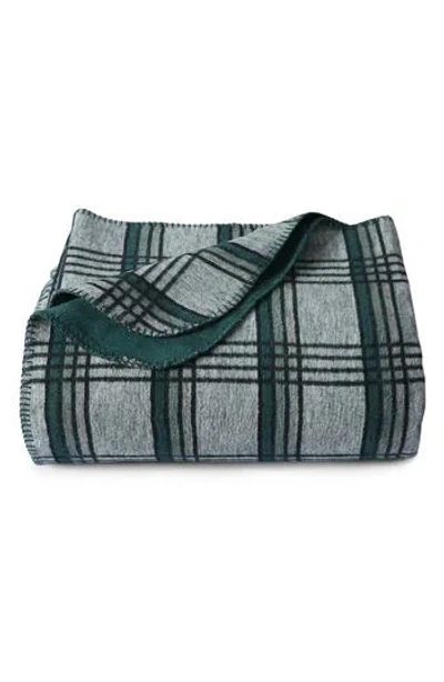 Azores Home Yarn Dyed Plaid Throw Blanket In Green