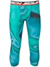 Aztech Mountain Aztech Next To Skin Printed Leggings In Blue
