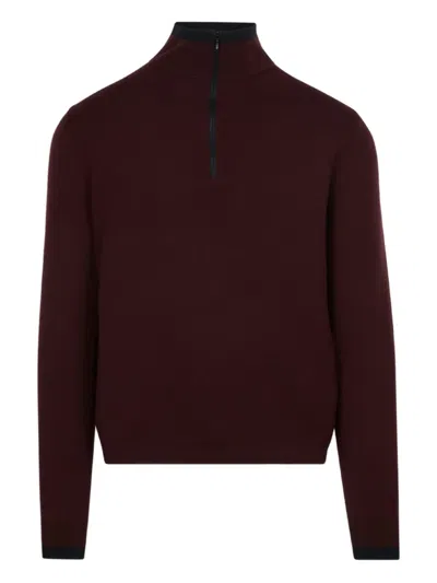 Aztech Mountain Angus Half-zip Sweatshirt In Red