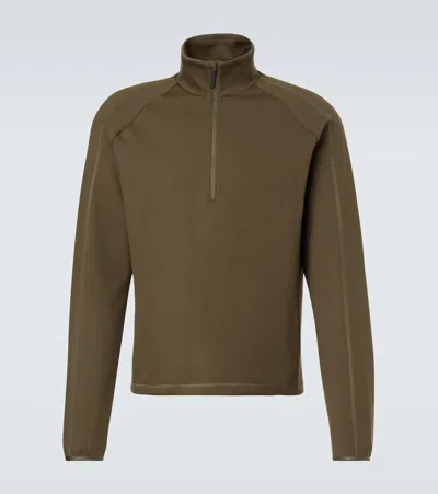 Aztech Mountain Aztech Fleece Half-zip Sweater In Green
