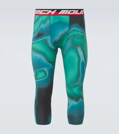 Aztech Mountain Aztech Next To Skin Printed Leggings In Blue