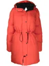 Aztech Mountain Badrutts Puffer Parka In Orange