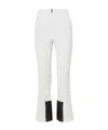 Aztech Mountain Bella Softshell High-waist Flared Ski Trousers In White
