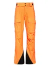 Aztech Mountain Cargo Pocket Ski Pants In Orange