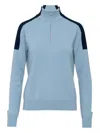 Aztech Mountain Caroline Zip Sweatshirt In Blue