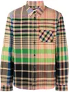 Aztech Mountain Check-print Long-sleeved Shirt In Multicolour