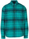 Aztech Mountain Checked Shirt In 蓝色