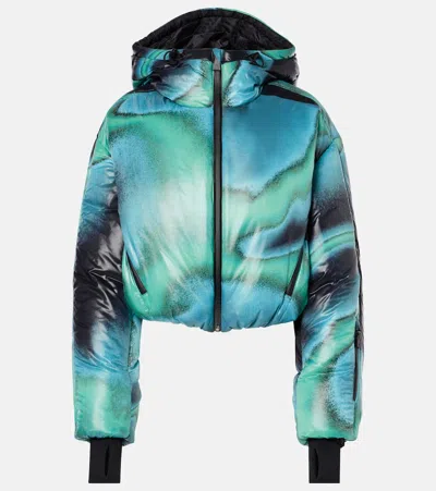 Aztech Mountain Daisy Cropped Down Ski Jacket In Ignition