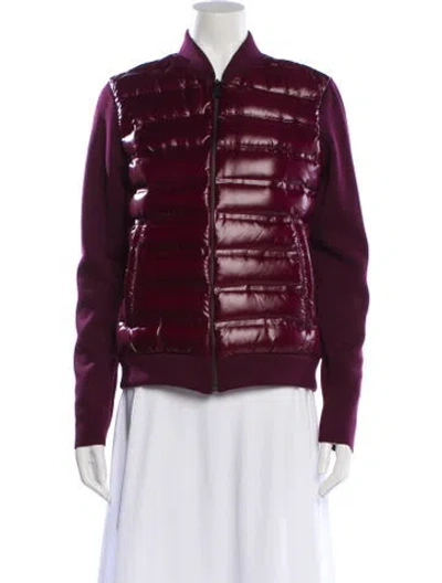 Pre-owned Aztech Mountain Down Jacket In Burgundy