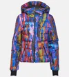 Aztech Mountain Down Ski Jacket In Multicoloured