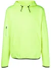 Aztech Mountain Fleece Drawstring Hoodie In Yellow