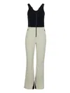 Aztech Mountain Front-zip Ski Jumpsuit In Black