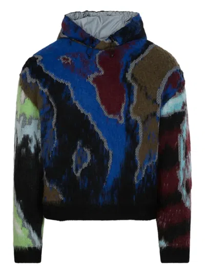 Aztech Mountain Furistic Hoodie In Multi