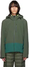 Aztech Mountain Green Ajax Jacket In Radium Green Multi