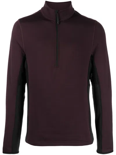 Aztech Mountain Half-zip Fleece Sweater In Purple