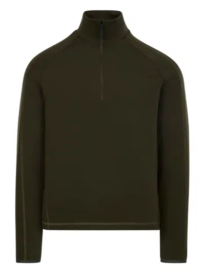 Aztech Mountain Half Zip Sweatshirt In Black