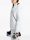 Aztech Mountain Hayden 3l Shell Hooded Ski Jacket In White