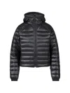 Aztech Mountain Hooded Down Jacket In Black
