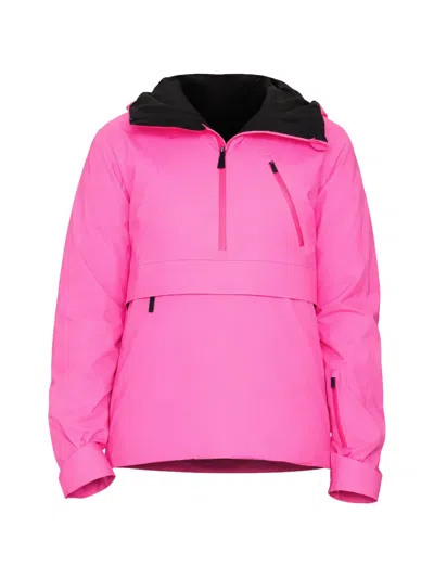 Aztech Mountain Hooded Pullover In Pink