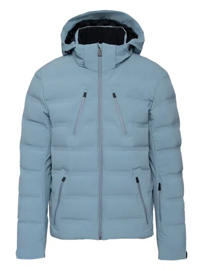 Aztech Mountain Hooded Ski Jacket In Blue