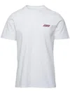Aztech Mountain Horizon Graphic-print Cotton T-shirt In White