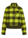 Aztech Mountain Loge Peak Checked Ski Shirt In Green