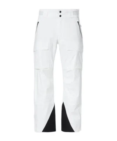 Aztech Mountain Logo Detail Ski Pants In White