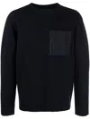 Aztech Mountain Matterhorn Crewneck Jumper In Blue