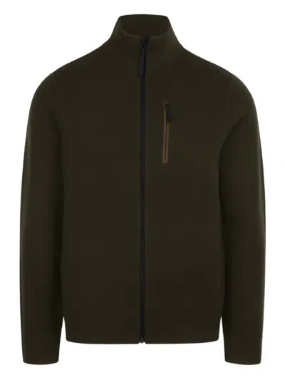 Aztech Mountain Matterhorn Full-zip Sweater In Brown