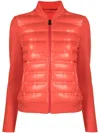 Aztech Mountain Nell Down Cardigan In Orange