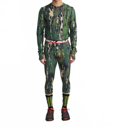 Aztech Mountain Next To Skin Base Layer Top In Green
