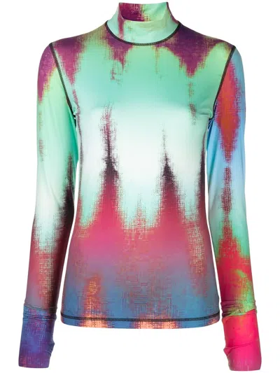 Aztech Mountain Next To Skin Knitted Top In Multicolour