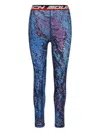 Aztech Mountain Next To Skin Printed Leggings In Blue