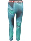 Aztech Mountain Next To Skin Ski Bottom In Blue