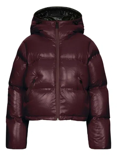 Aztech Mountain Nuke Hooded Jacket In Burgundy