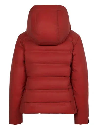 Aztech Mountain Nuke Hooded Ski Jacket In Red