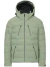 Aztech Mountain Nuke Suit Down Ski Jacket In Green