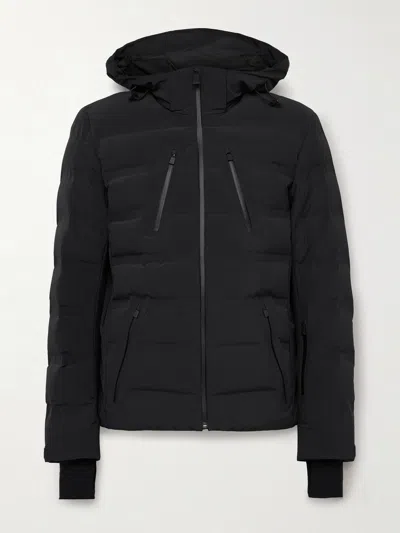 Aztech Mountain Nuke Suit Quilted Hooded Down Ski Jacket In Black